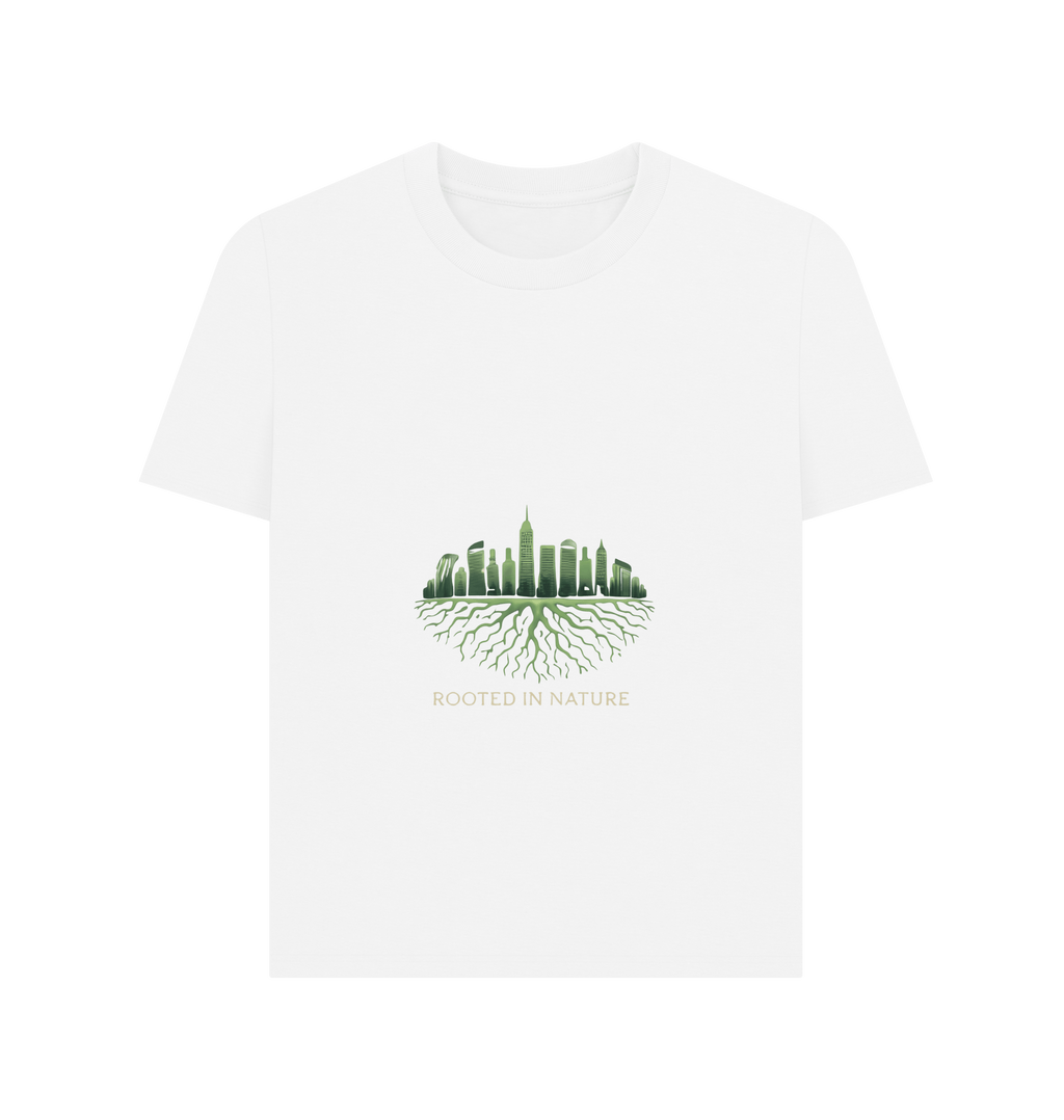White Printed T-shirt Front