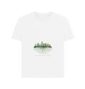 White Printed T-shirt Front