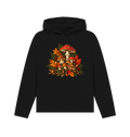 Black Printed Hoody Front
