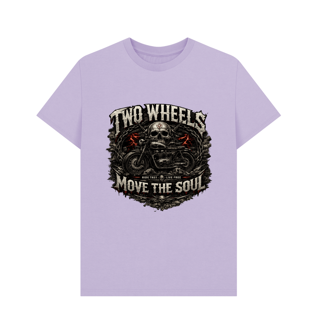 Lilac Printed T-shirt Front