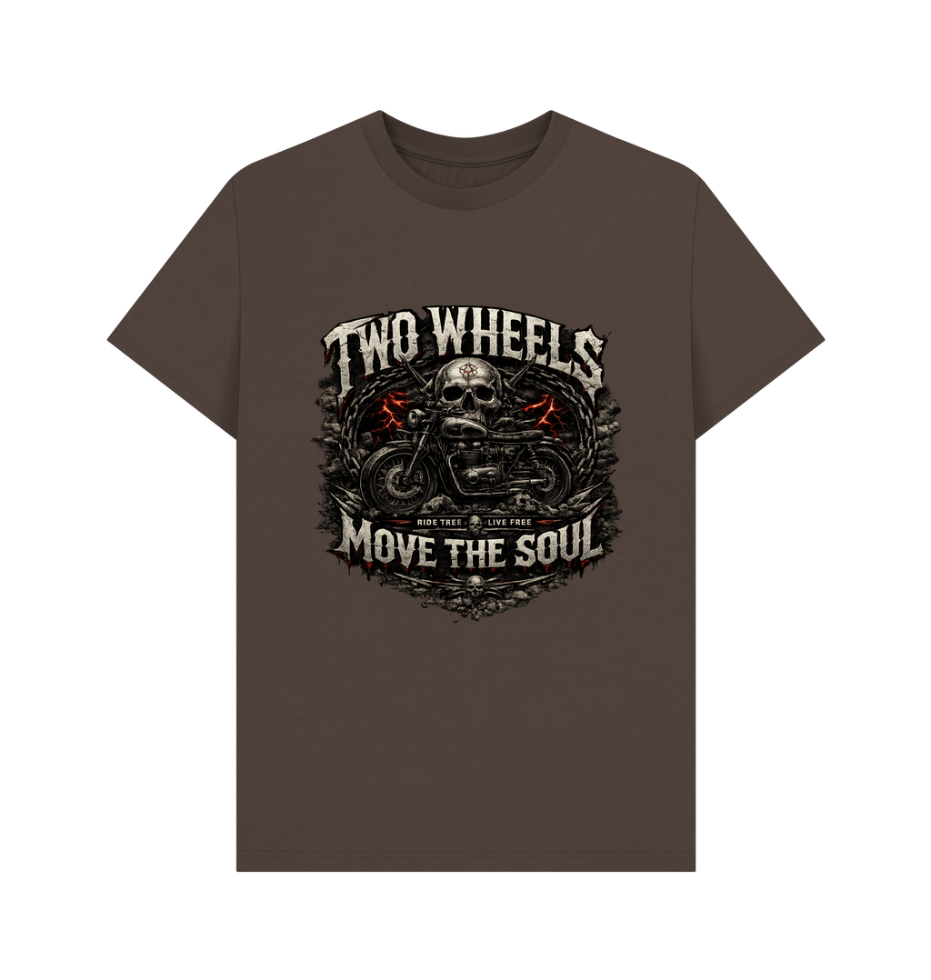 Chocolate Printed T-shirt Front