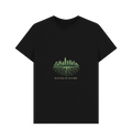 Black Printed T-shirt Front