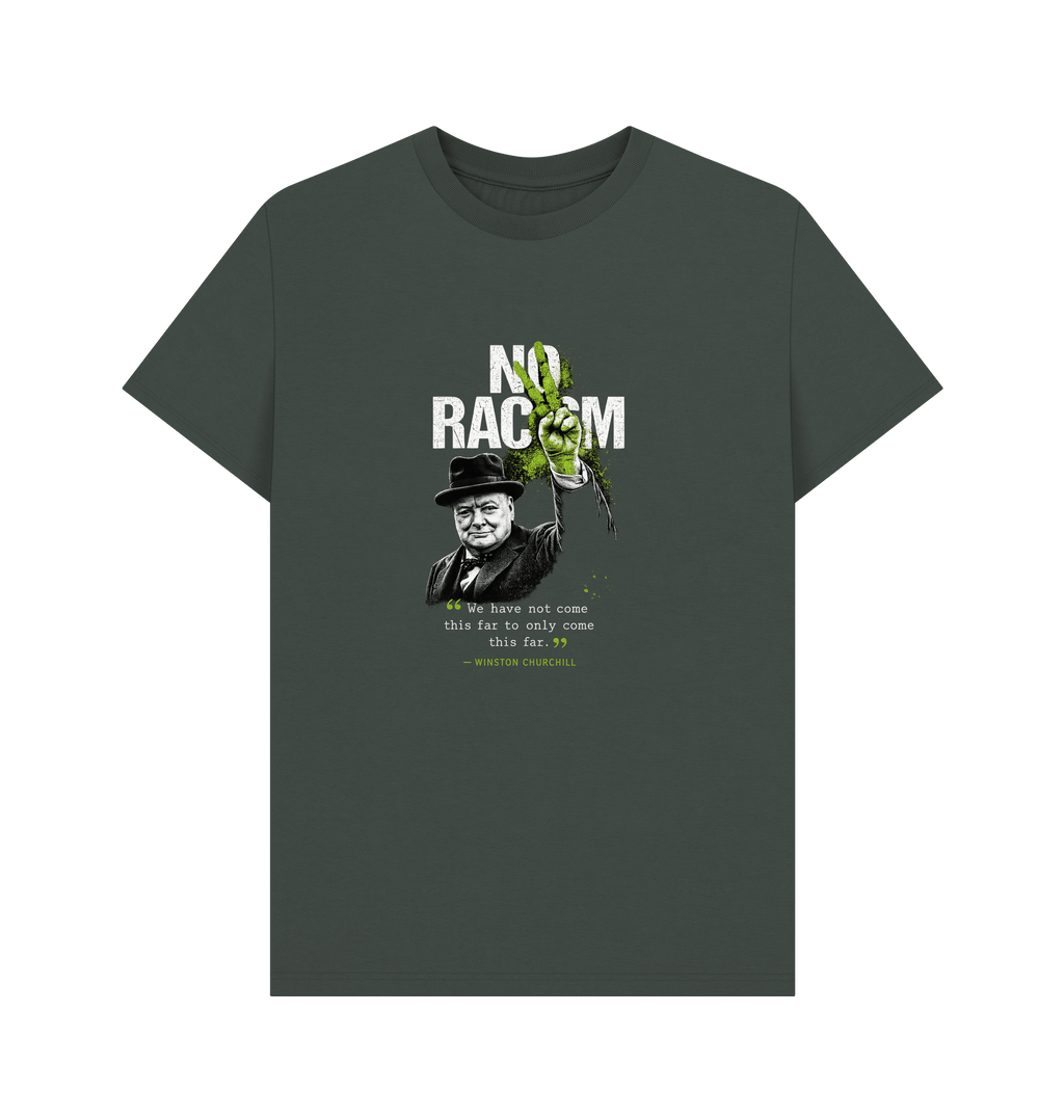 Dark Grey Printed T-shirt Front