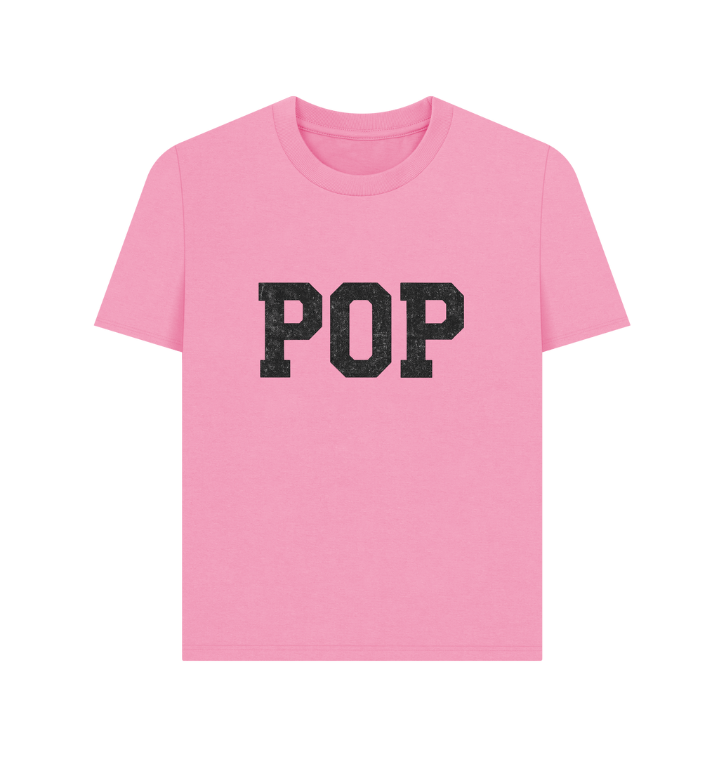 Rose Pink Printed T-shirt Front