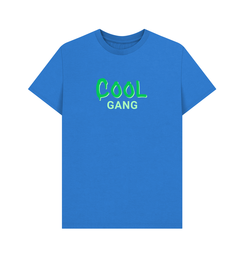 Bright Blue Printed T-shirt Front