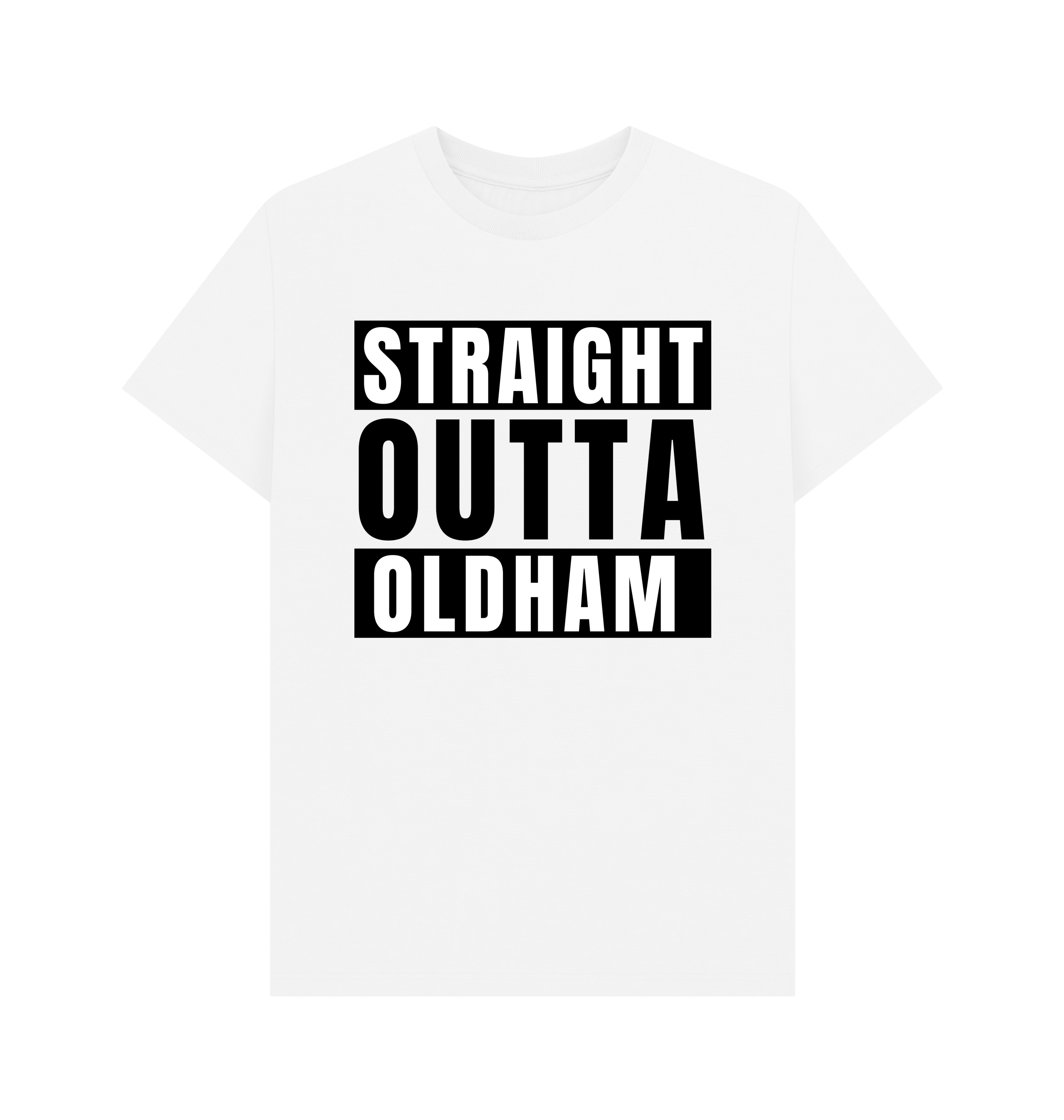 White Printed T-shirt Front