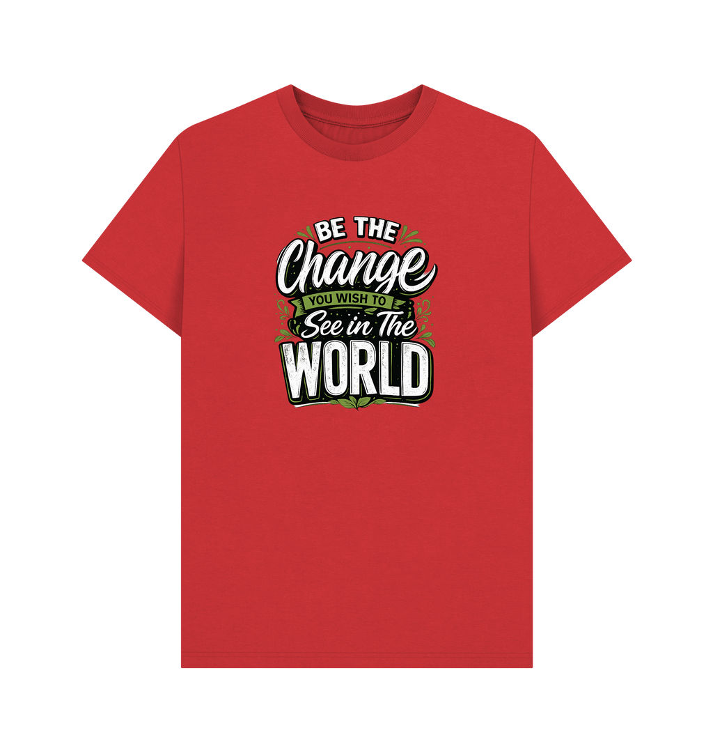 Red Printed T-shirt Front