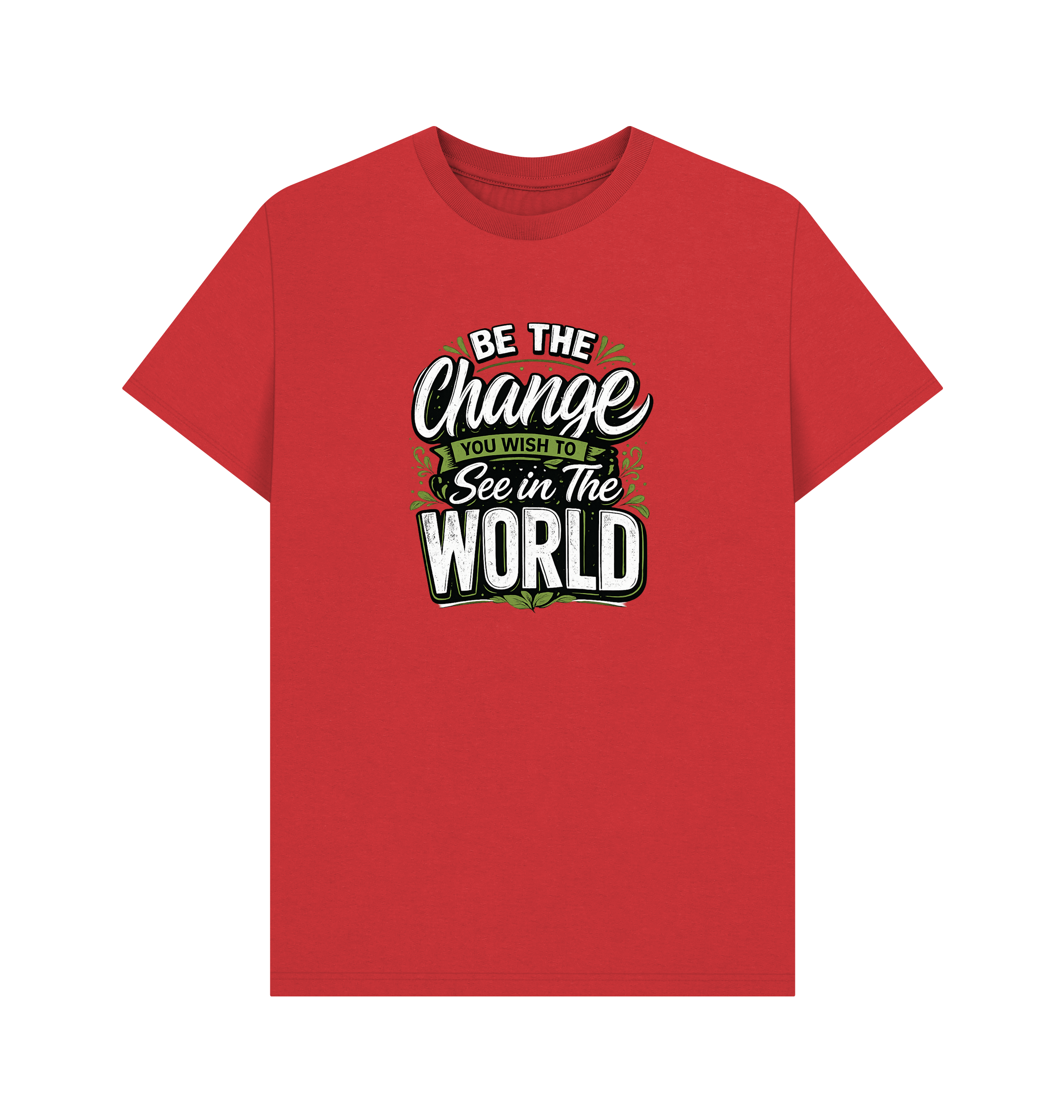 Red Printed T-shirt Front