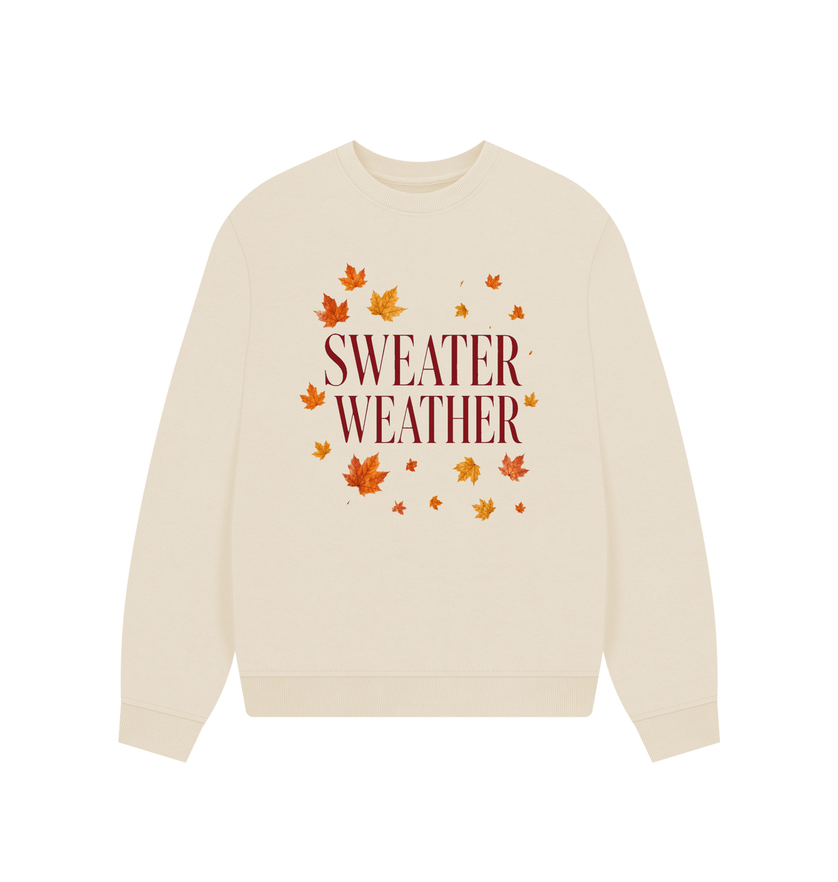 Oat Printed Sweater Front