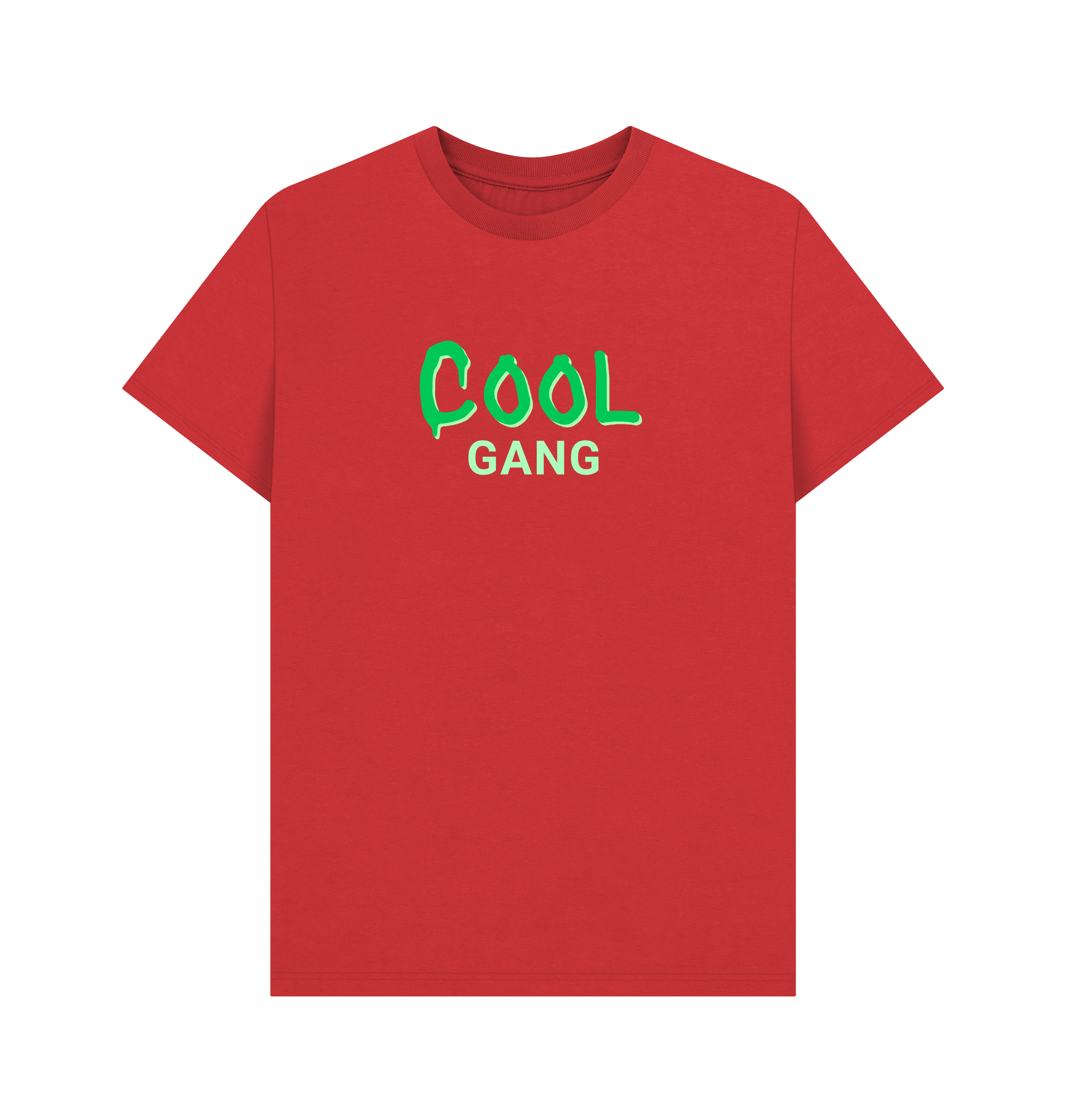 Red Printed T-shirt Front