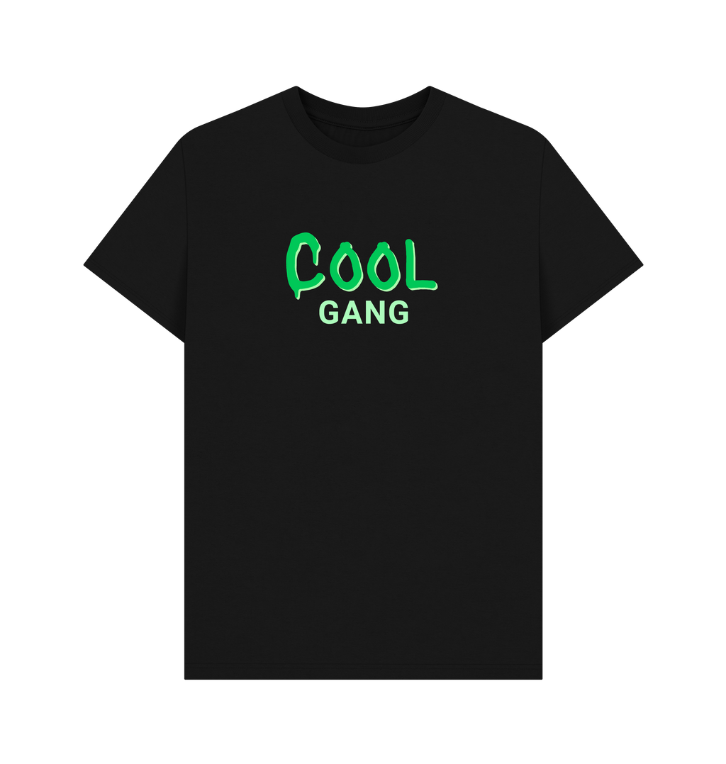 Black Printed T-shirt Front