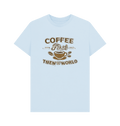 Sky Blue Printed T-shirt Front