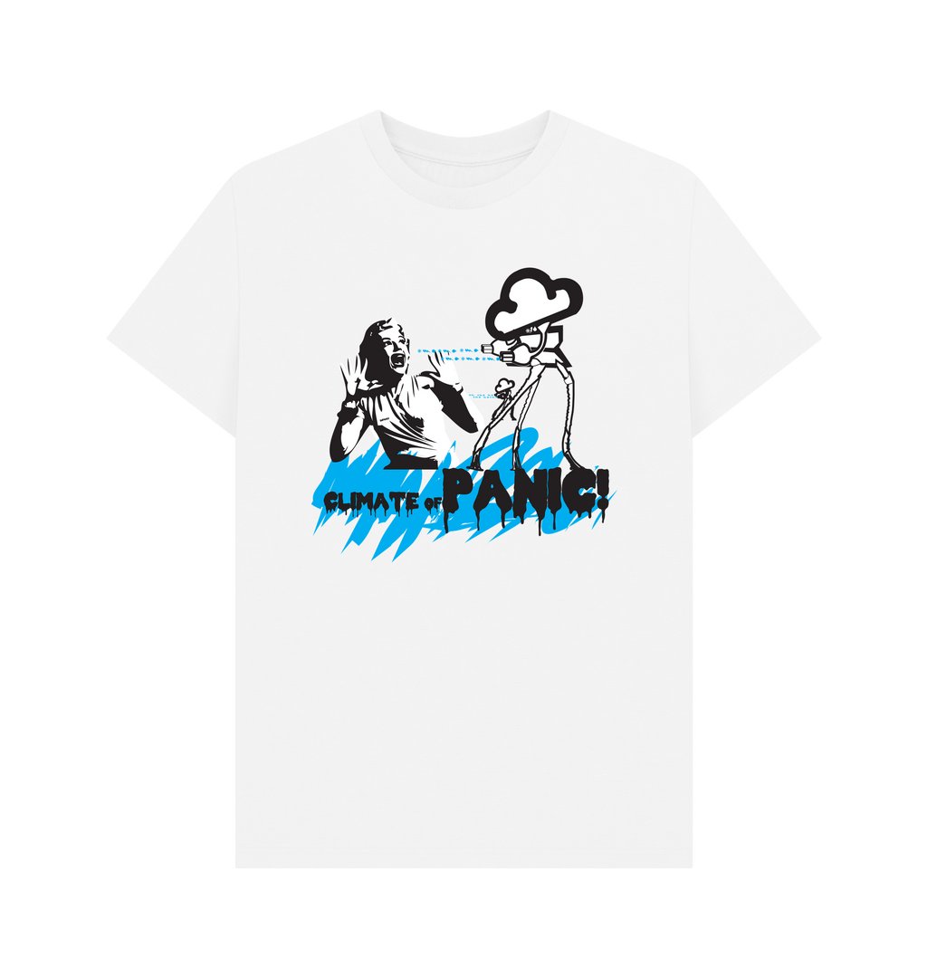 White Printed T-shirt Front