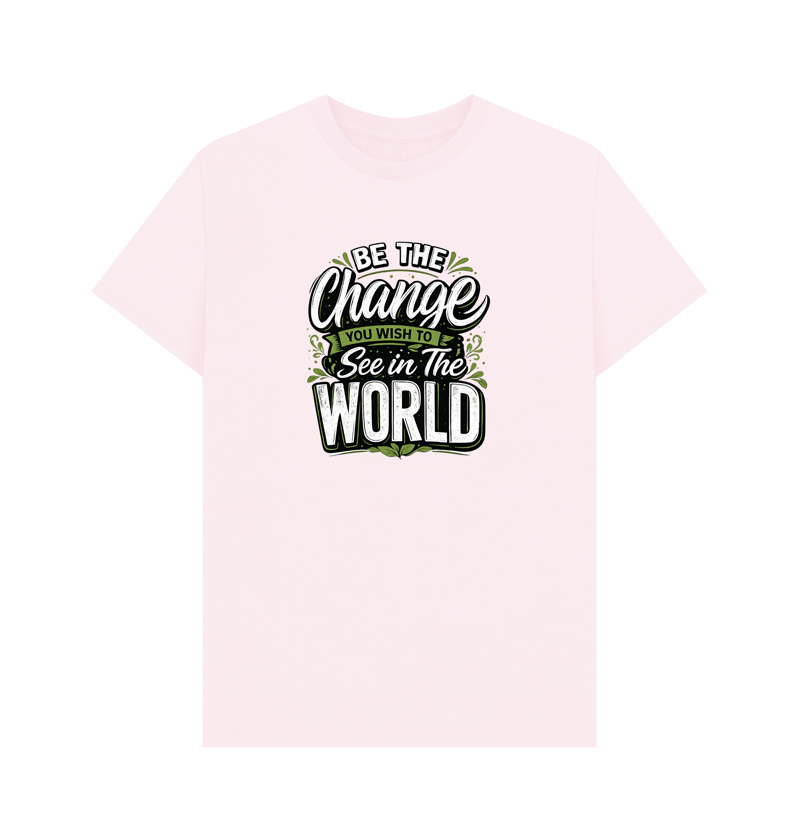 Pink Printed T-shirt Front