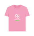 Rose Pink Printed T-shirt Front