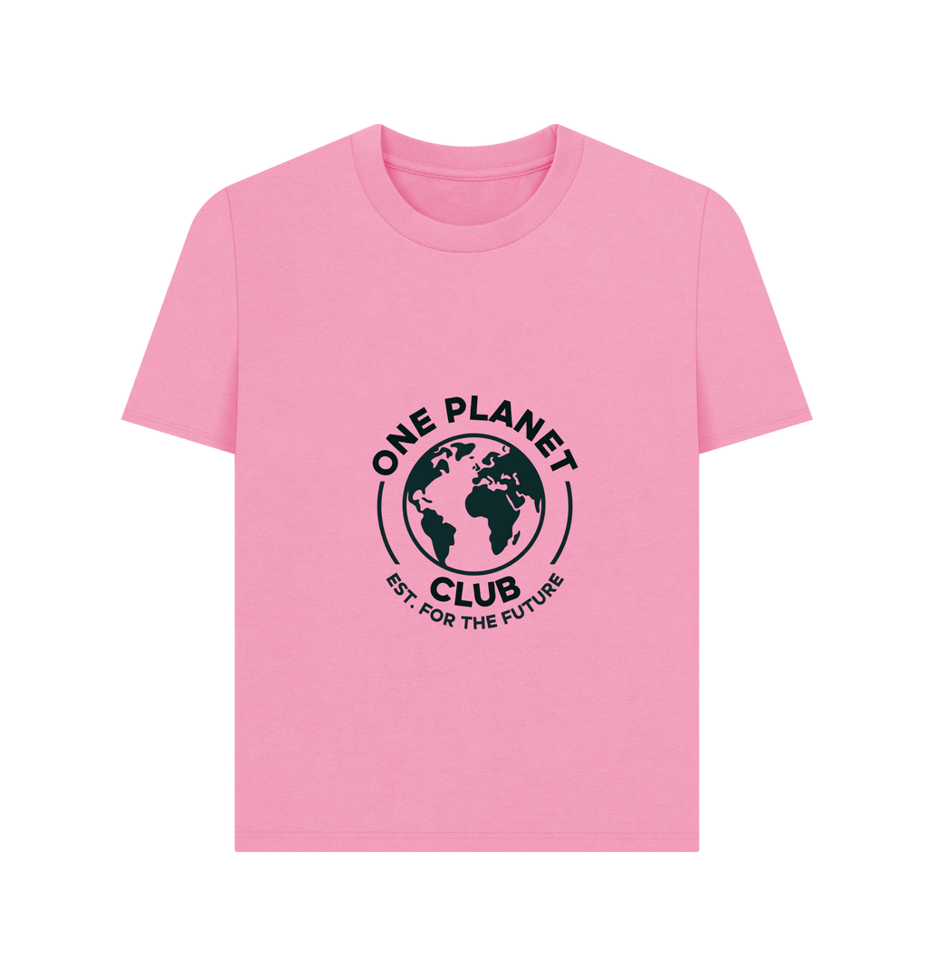 Rose Pink Printed T-shirt Front