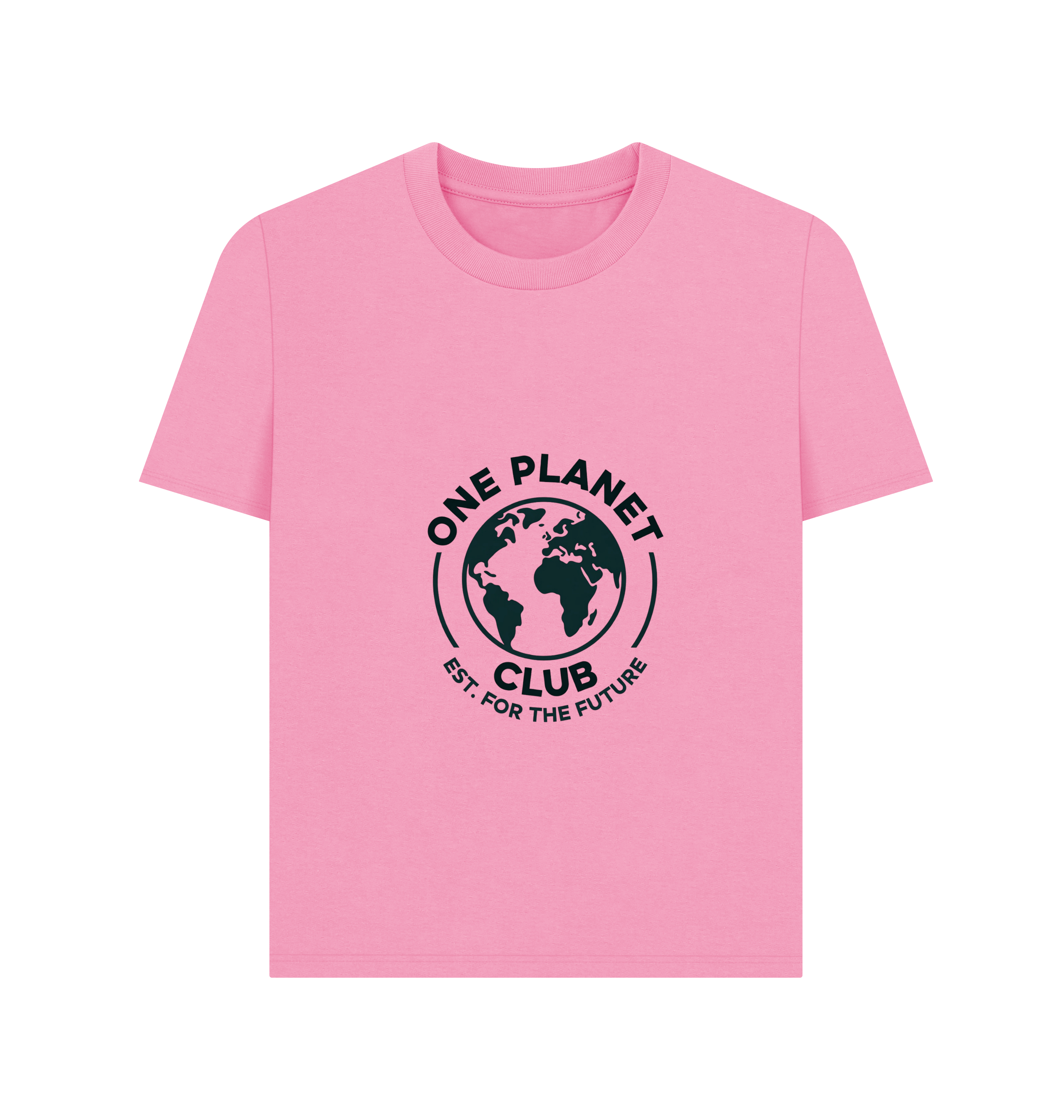 Rose Pink Printed T-shirt Front