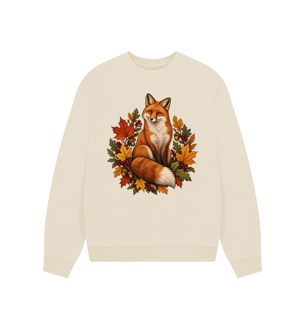 Oat Printed Sweater Front