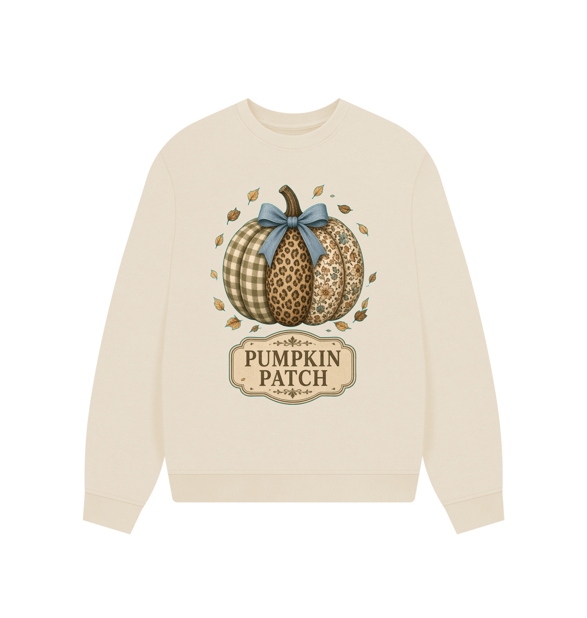 Oat Printed Sweater Front