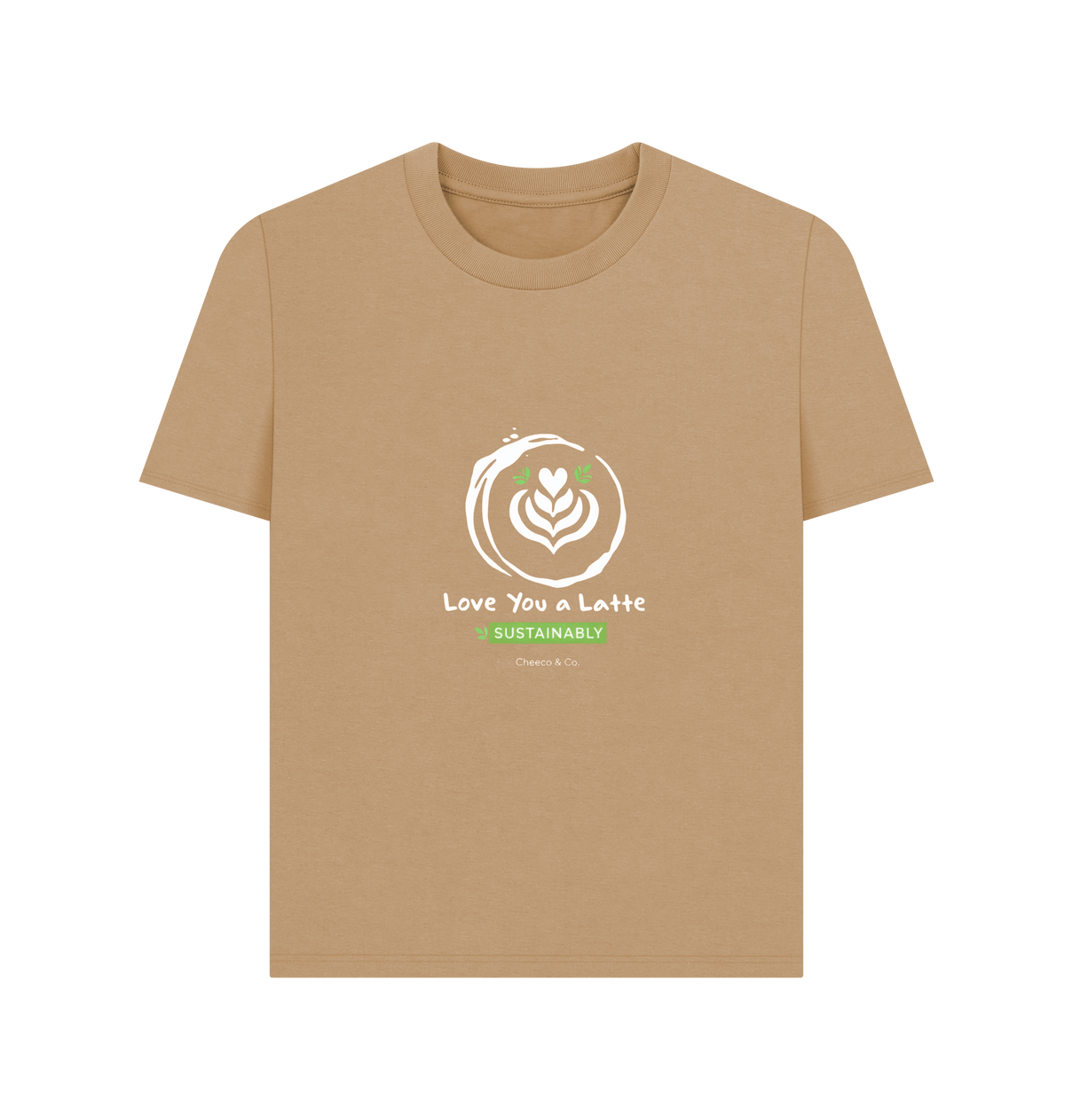 Sand Printed T-shirt Front