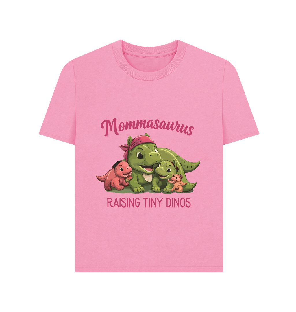 Rose Pink Printed T-shirt Front
