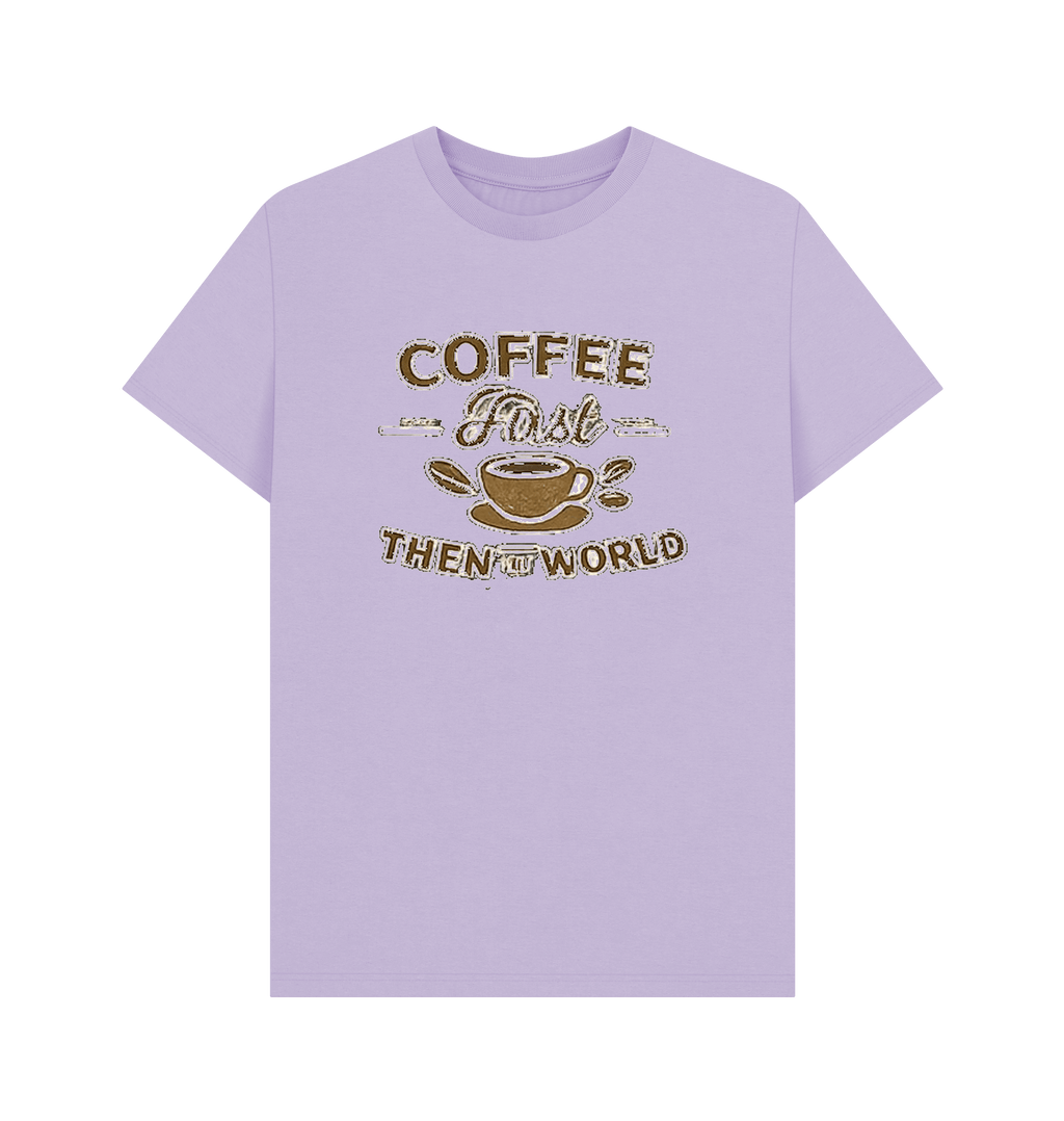 Lilac Printed T-shirt Front