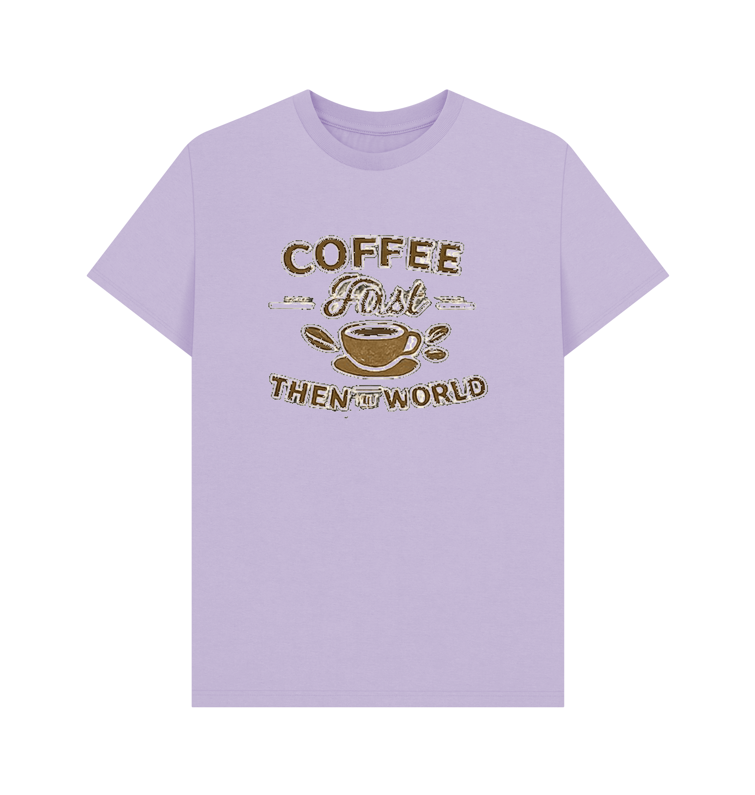 Lilac Printed T-shirt Front