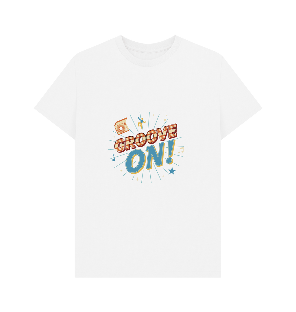 White Printed T-shirt Front