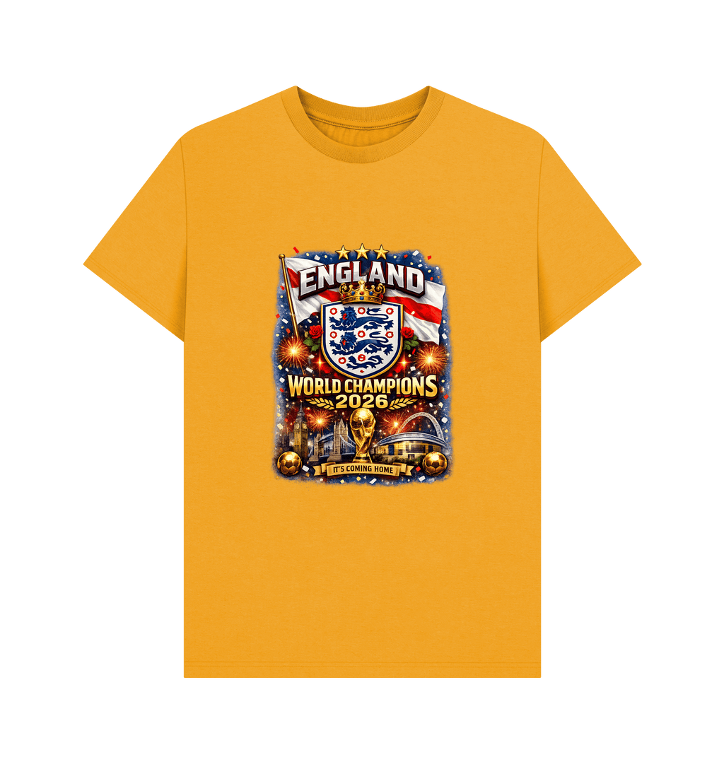 Mustard Printed T-shirt Front