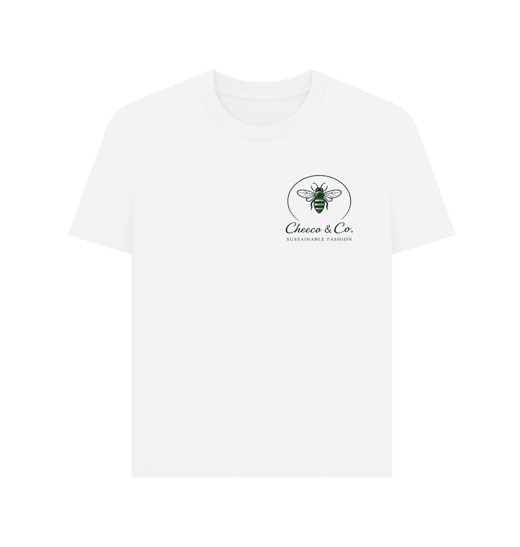 White Printed T-shirt Front