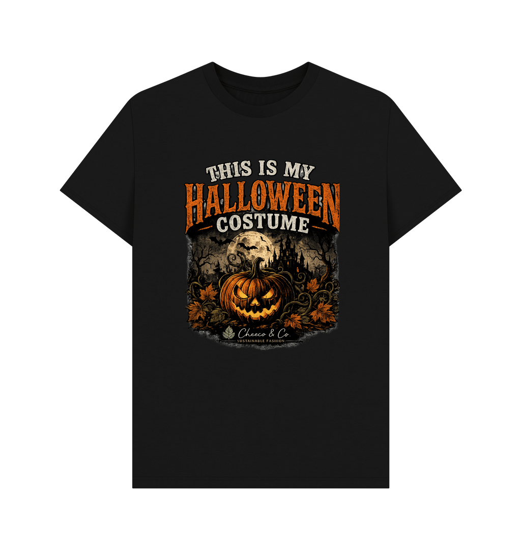 Black Printed T-shirt Front