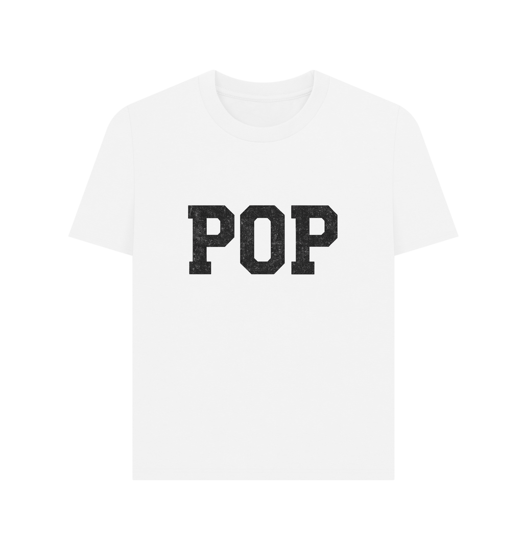 White Printed T-shirt Front
