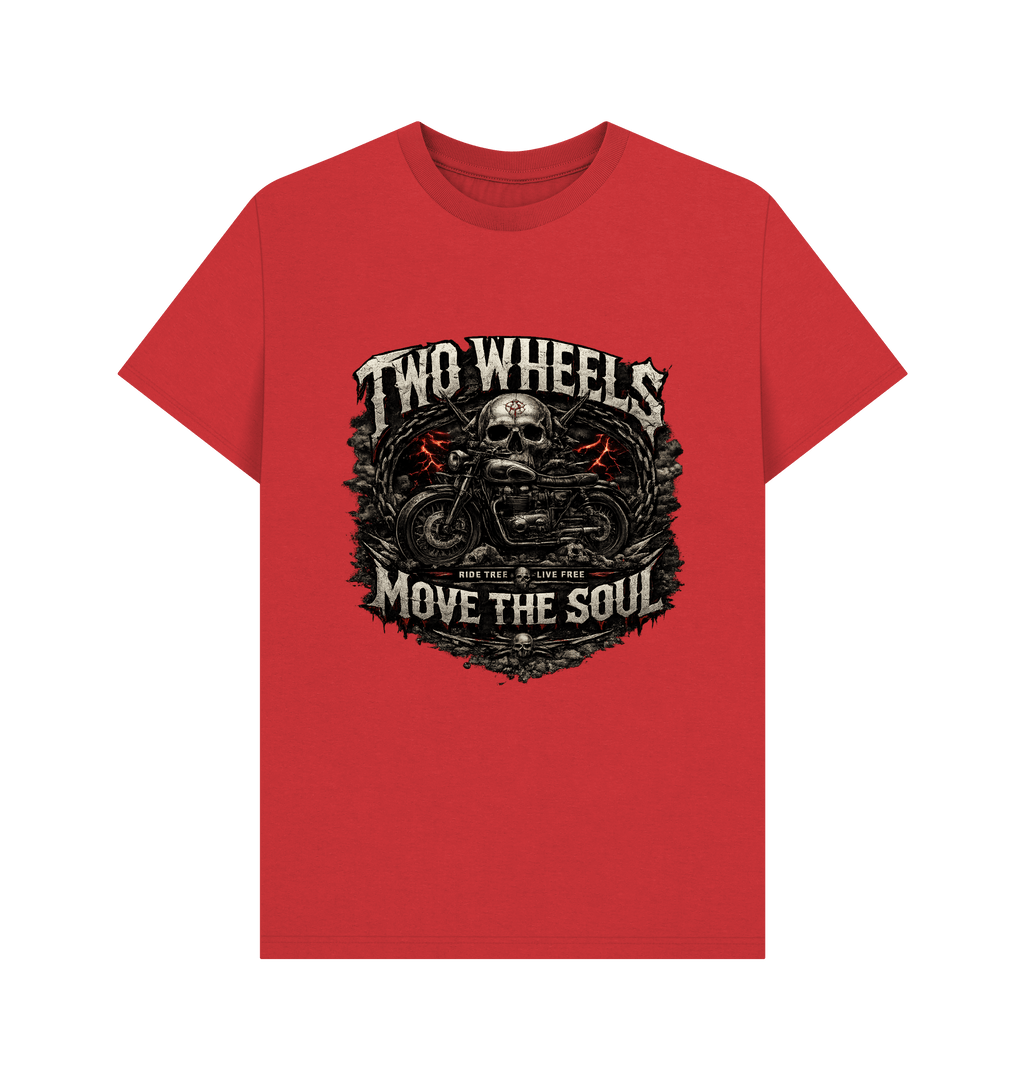 Red Printed T-shirt Front