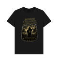 Black Printed T-shirt Front