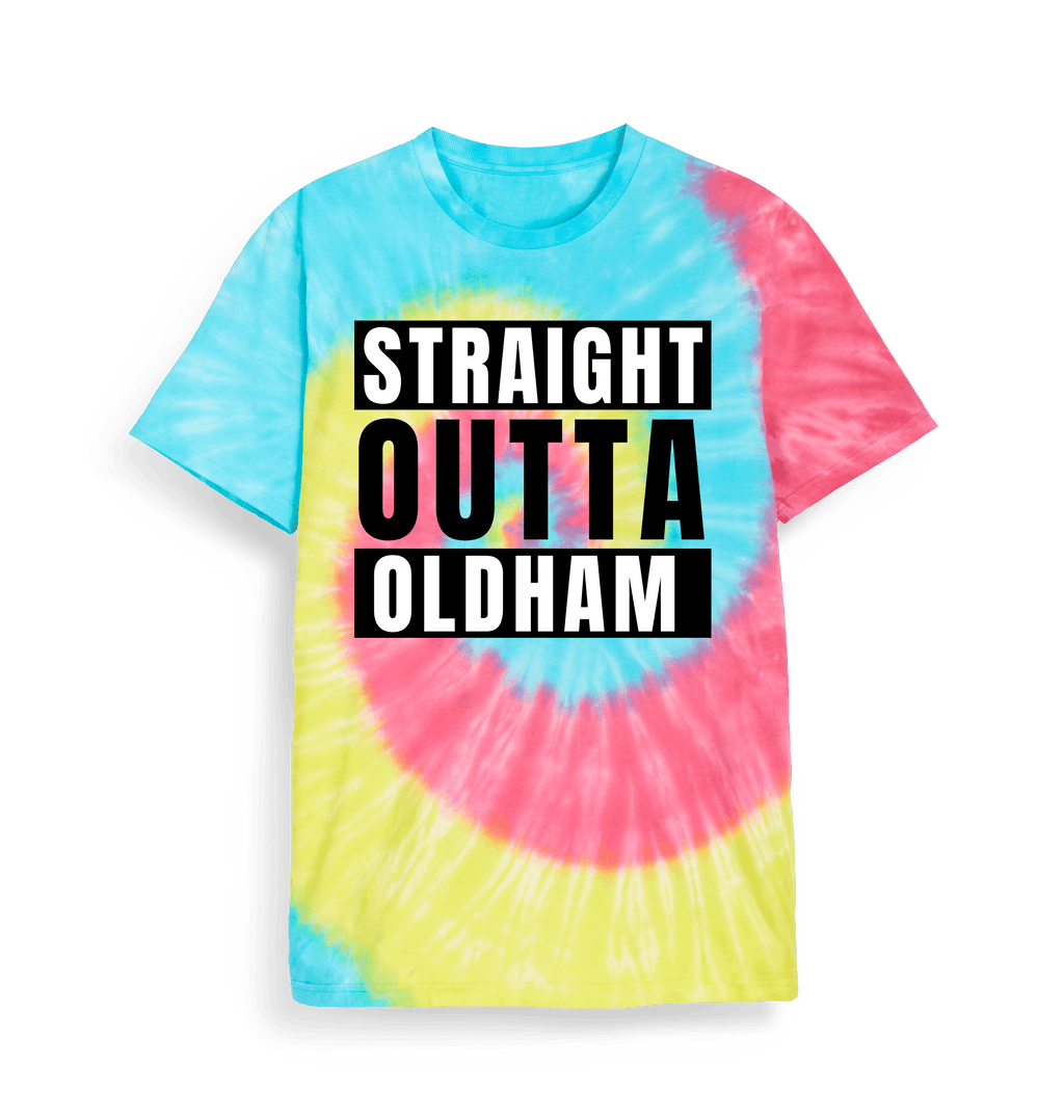 Tie Dye Printed T-shirt Front