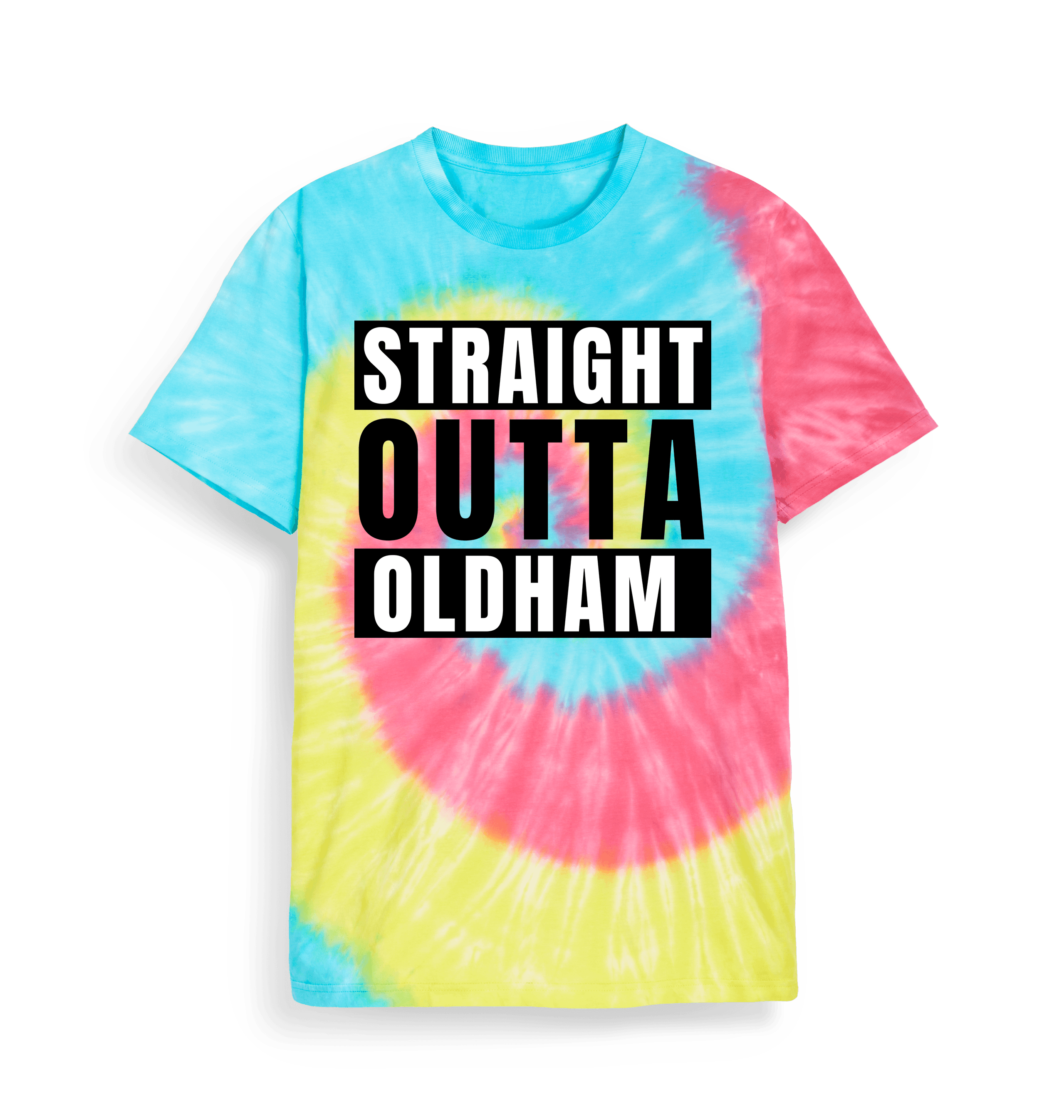 Tie Dye Printed T-shirt Front