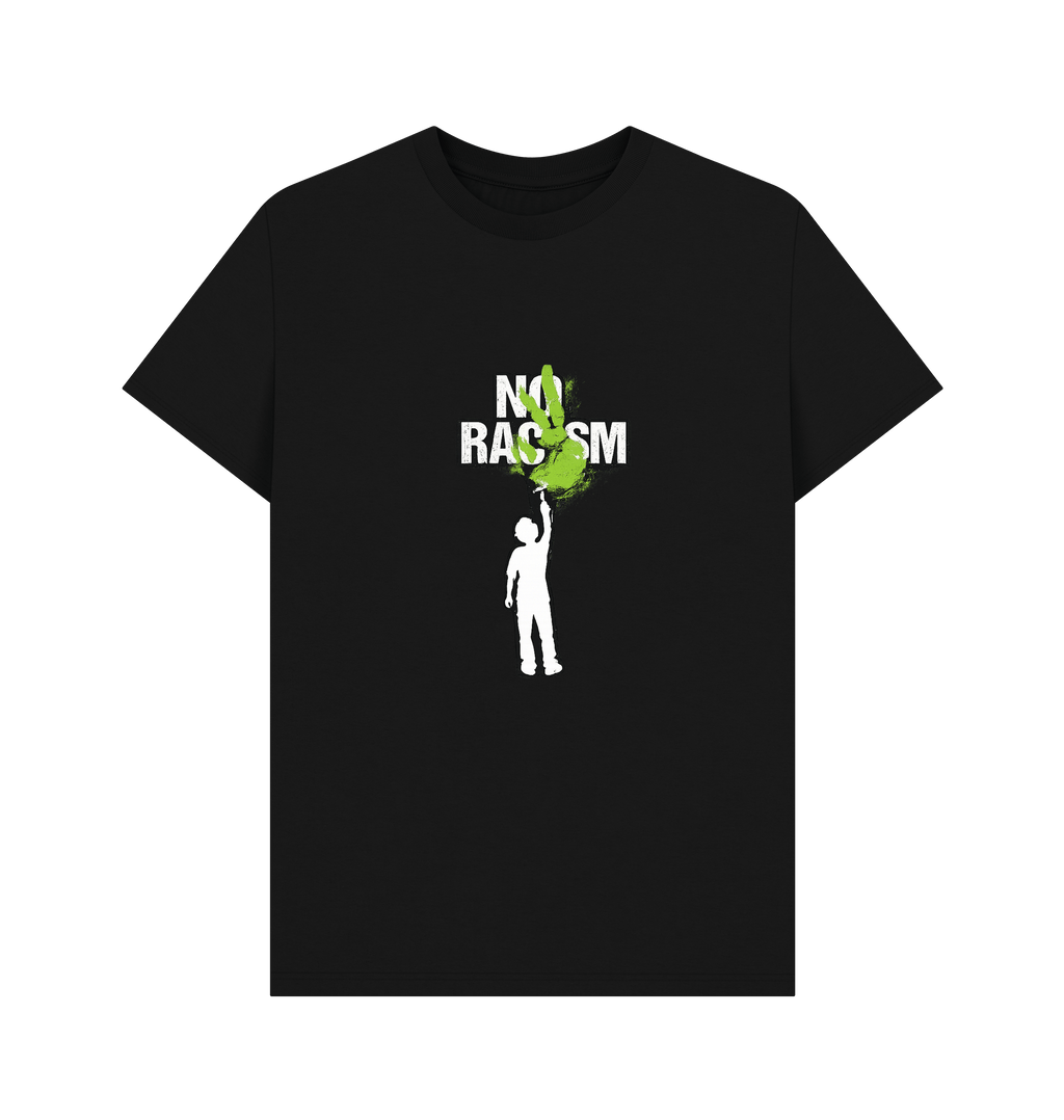 Black Printed T-shirt Front
