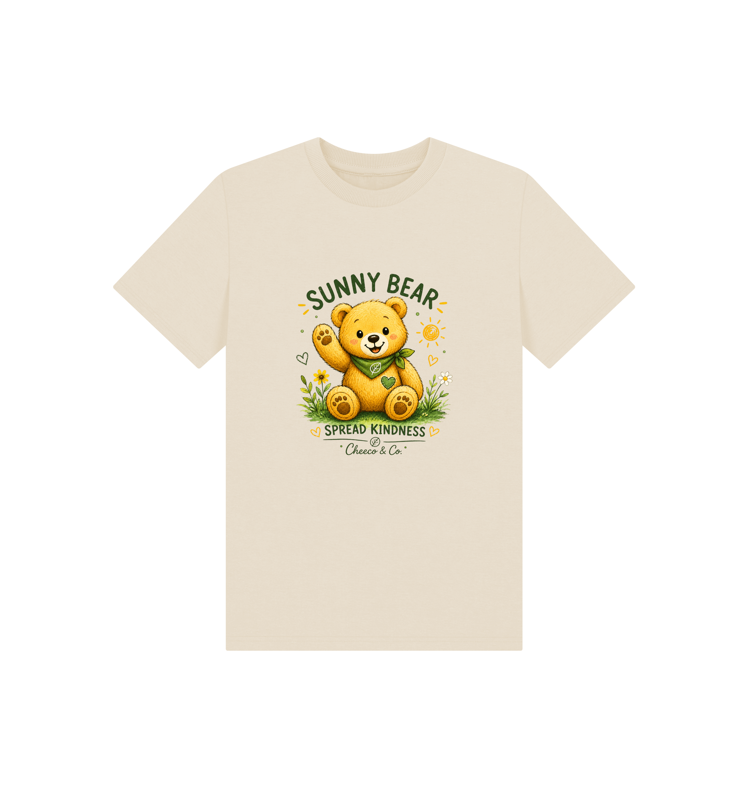 Oat Printed Kids T-Shirt Front