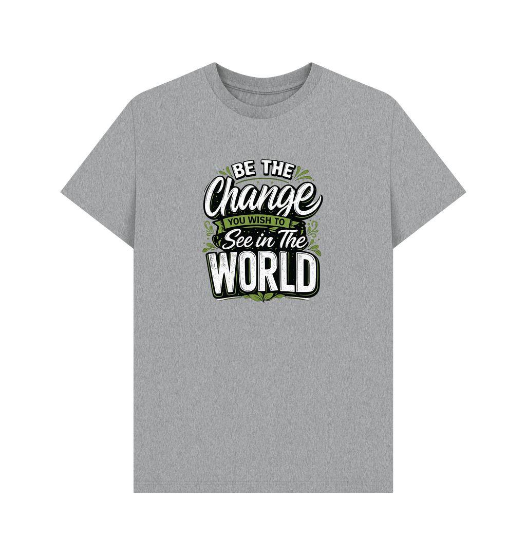 Athletic Grey Printed T-shirt Front