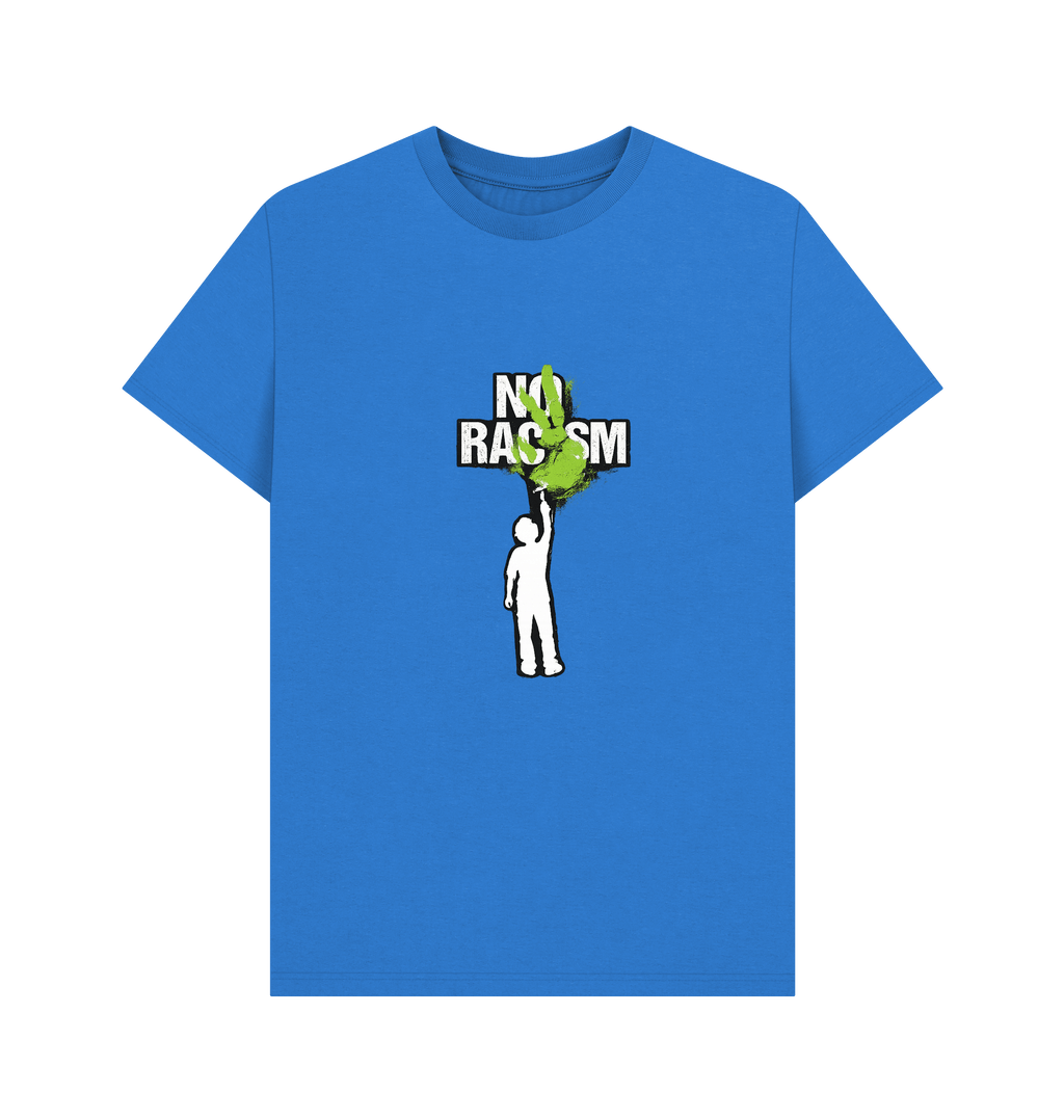 Bright Blue Printed T-shirt Front