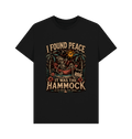 Black Printed T-shirt Front