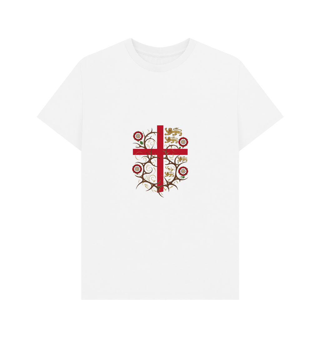 White Printed T-shirt Front