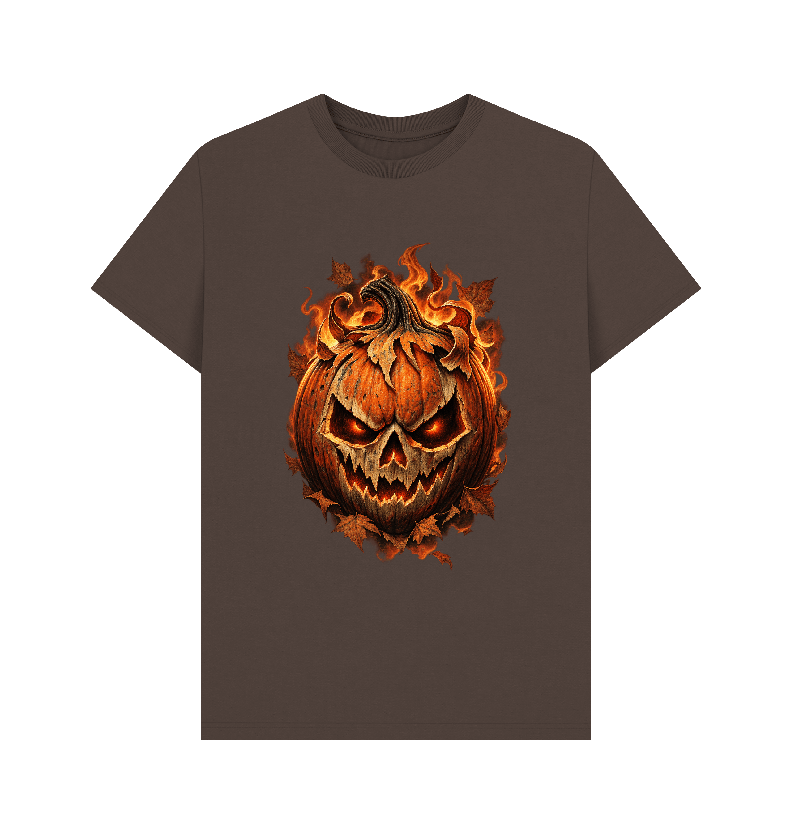 Chocolate Printed T-shirt Front