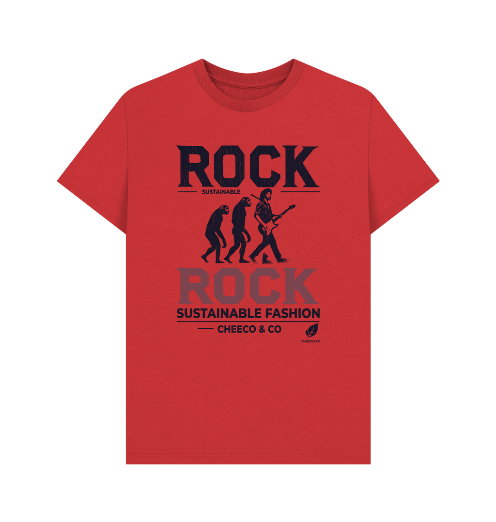 Red Printed T-shirt Front