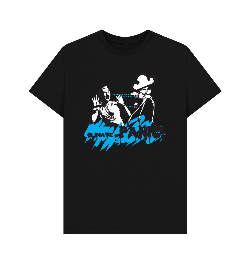 Black Printed T-shirt Front