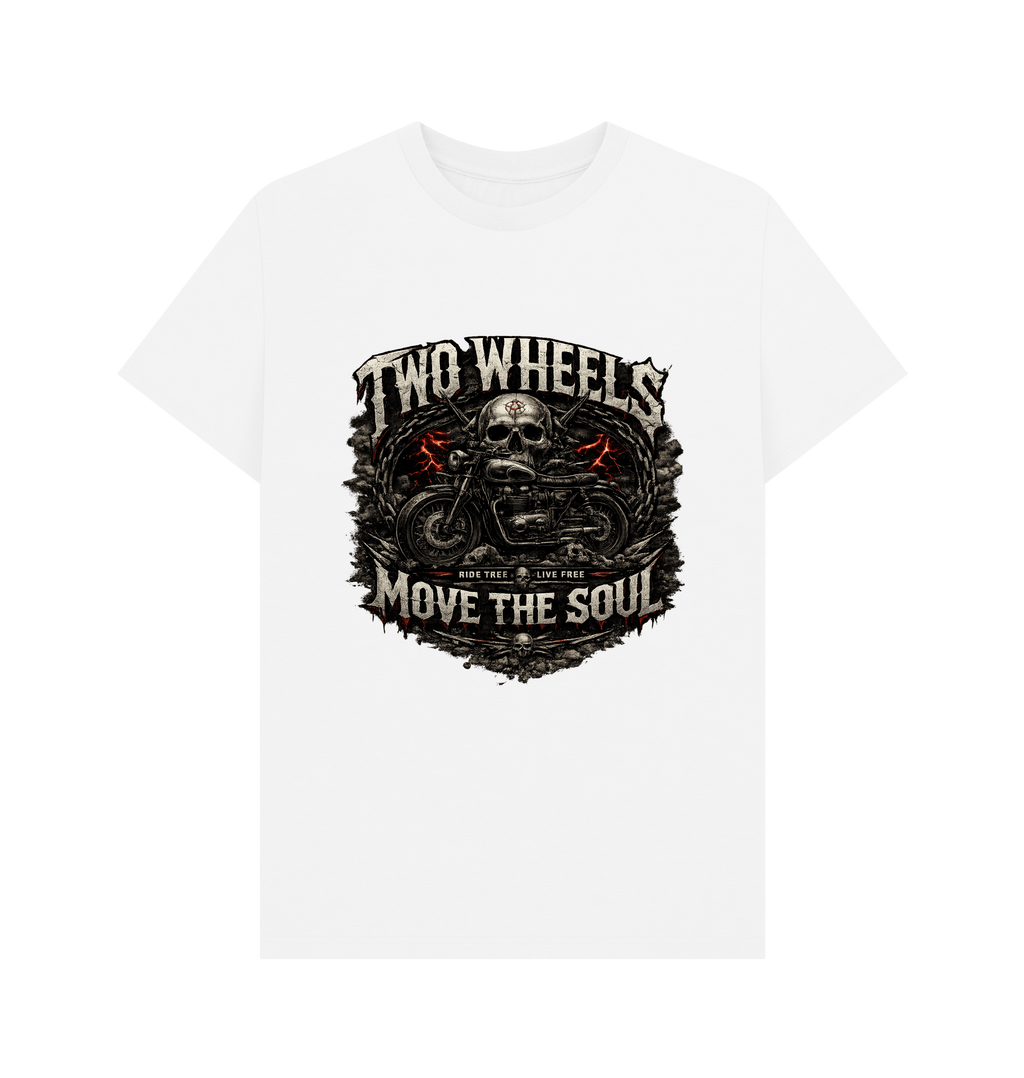 White Printed T-shirt Front