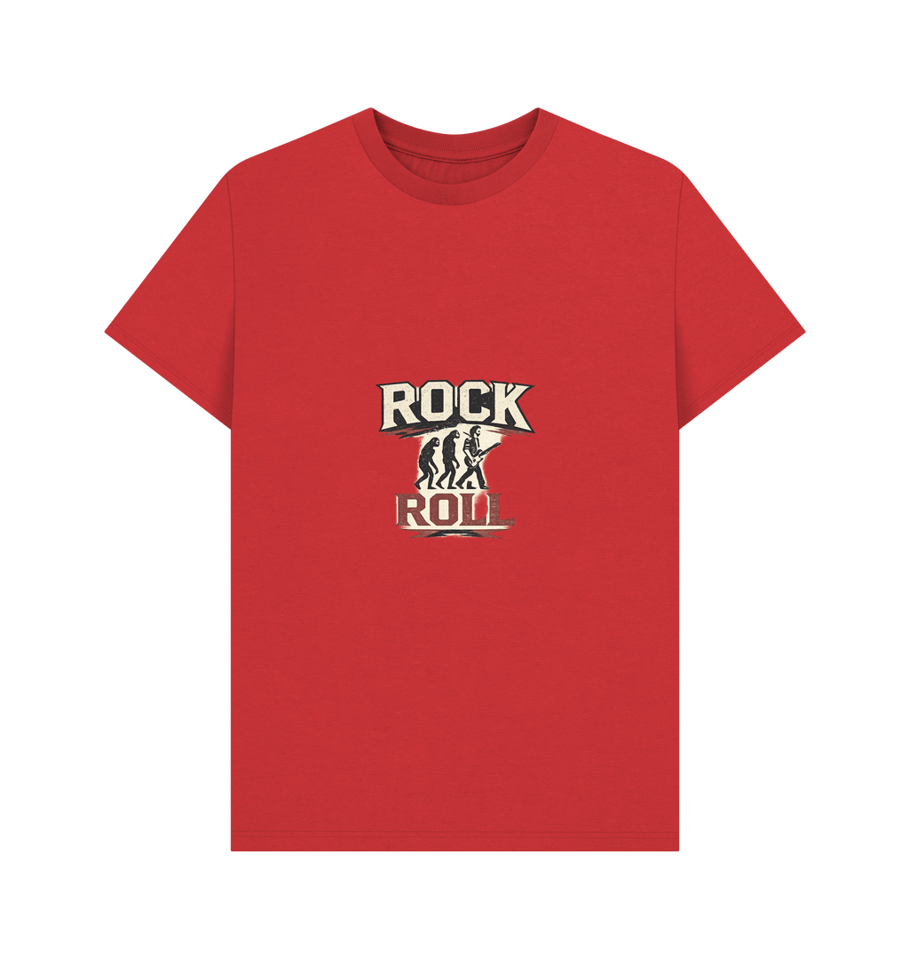 Red Printed T-shirt Front
