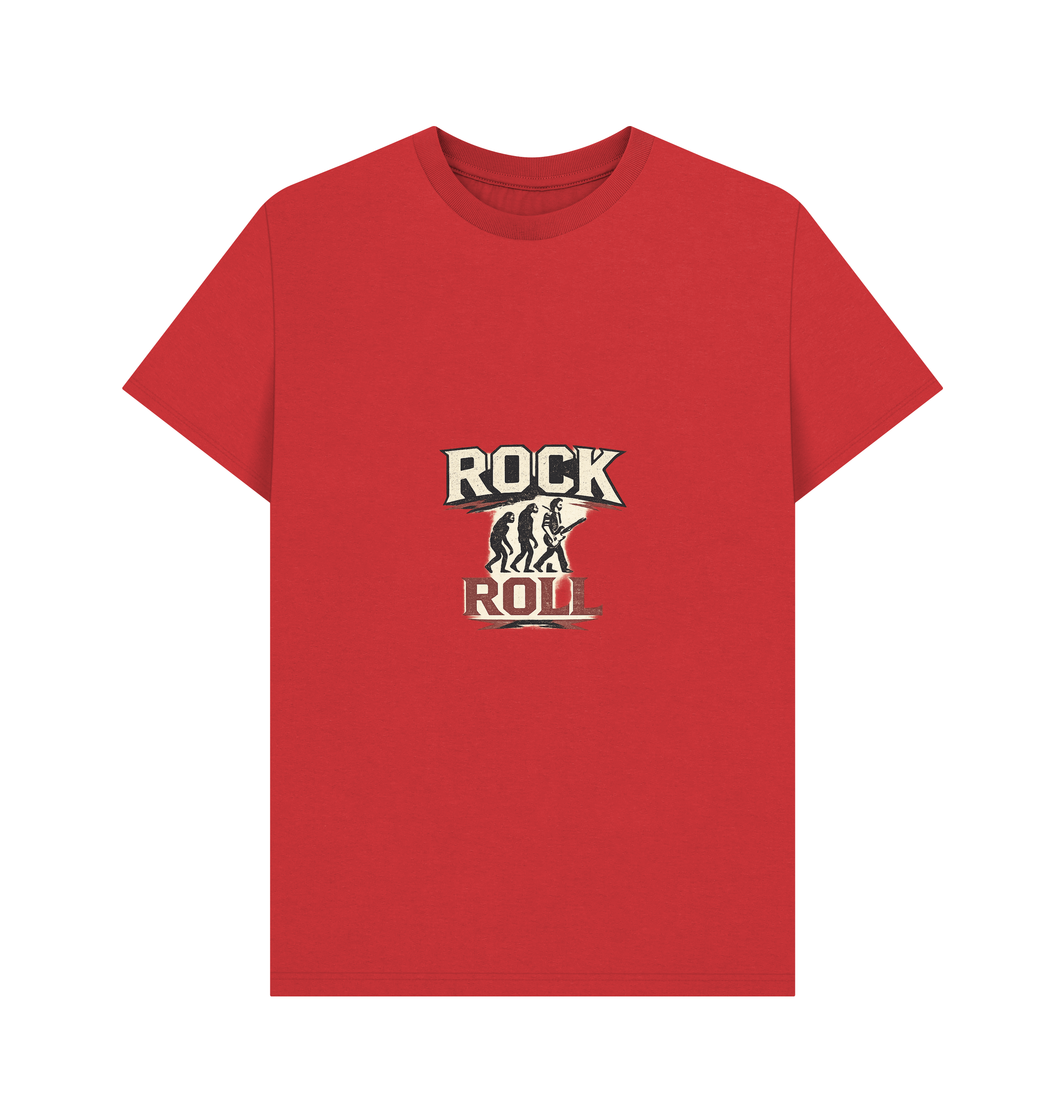 Red Printed T-shirt Front