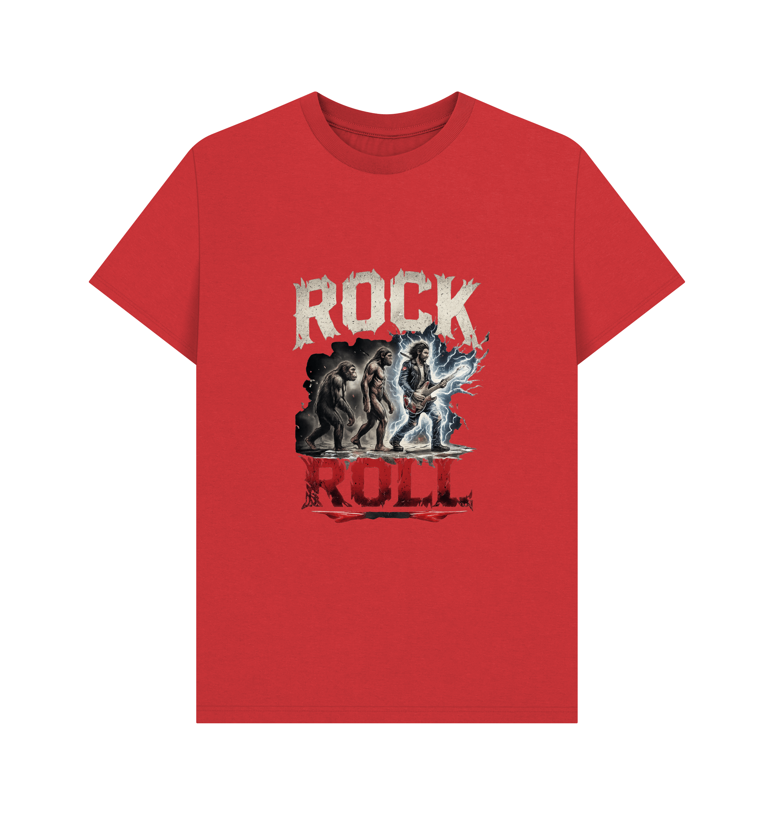 Red Printed T-shirt Front