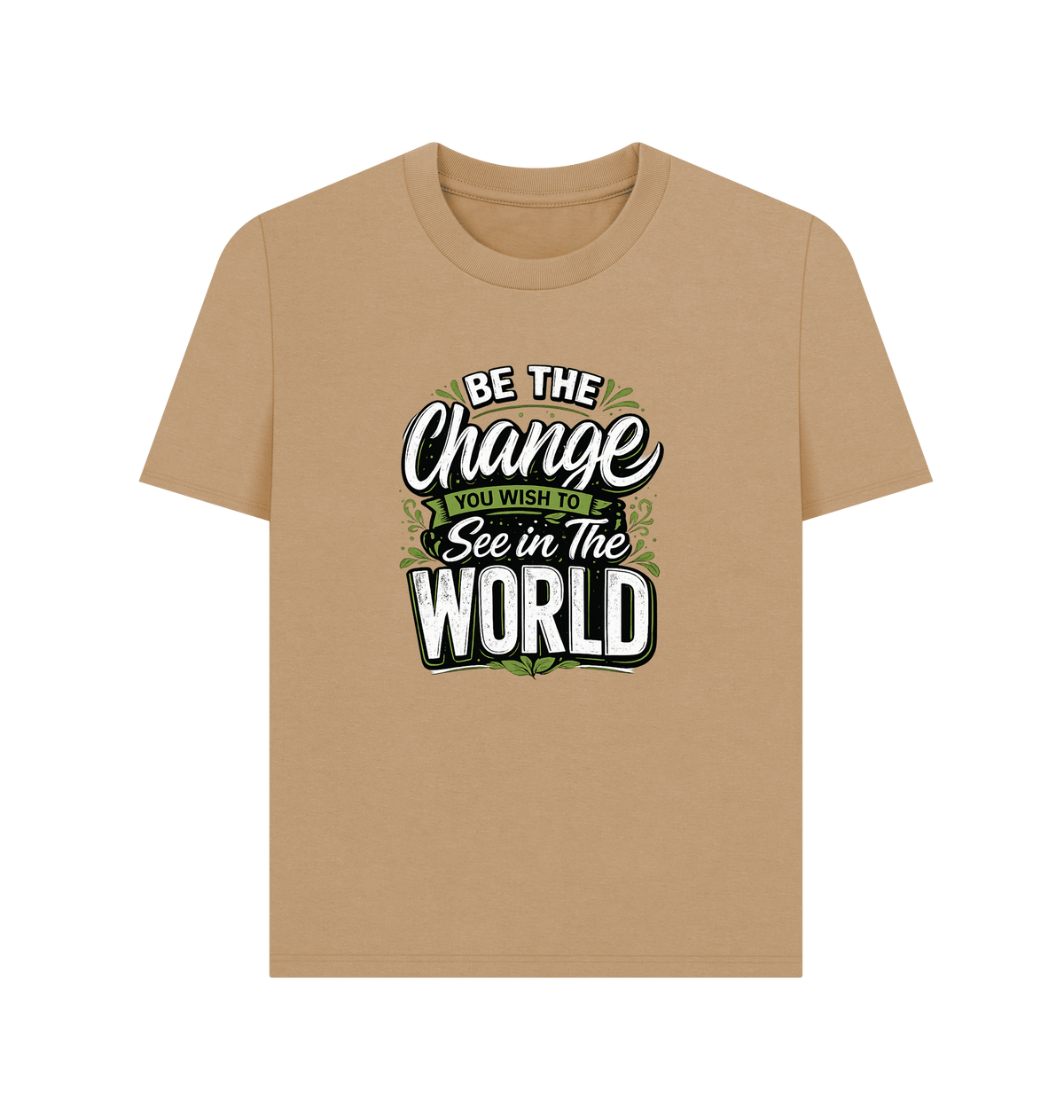 Sand Printed T-shirt Front